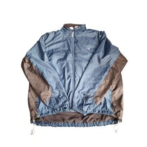The North Face Windbreaker Jacket Mens Full Zip Blue Outdoors Vintage